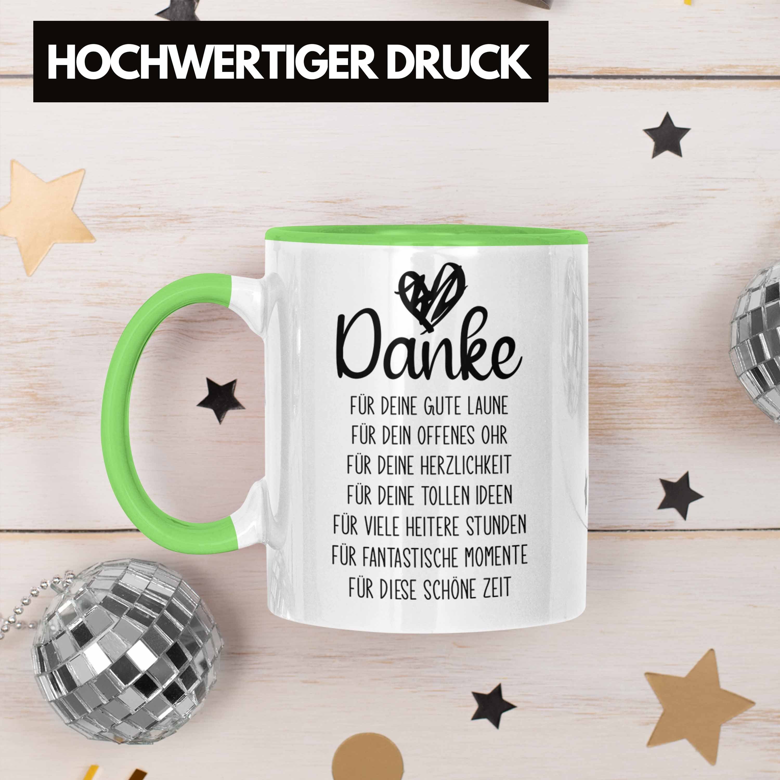 Trendation Tasse Trendation - Dankeschön Tasse Geschenk Danke Sagen Danke für Die Gute