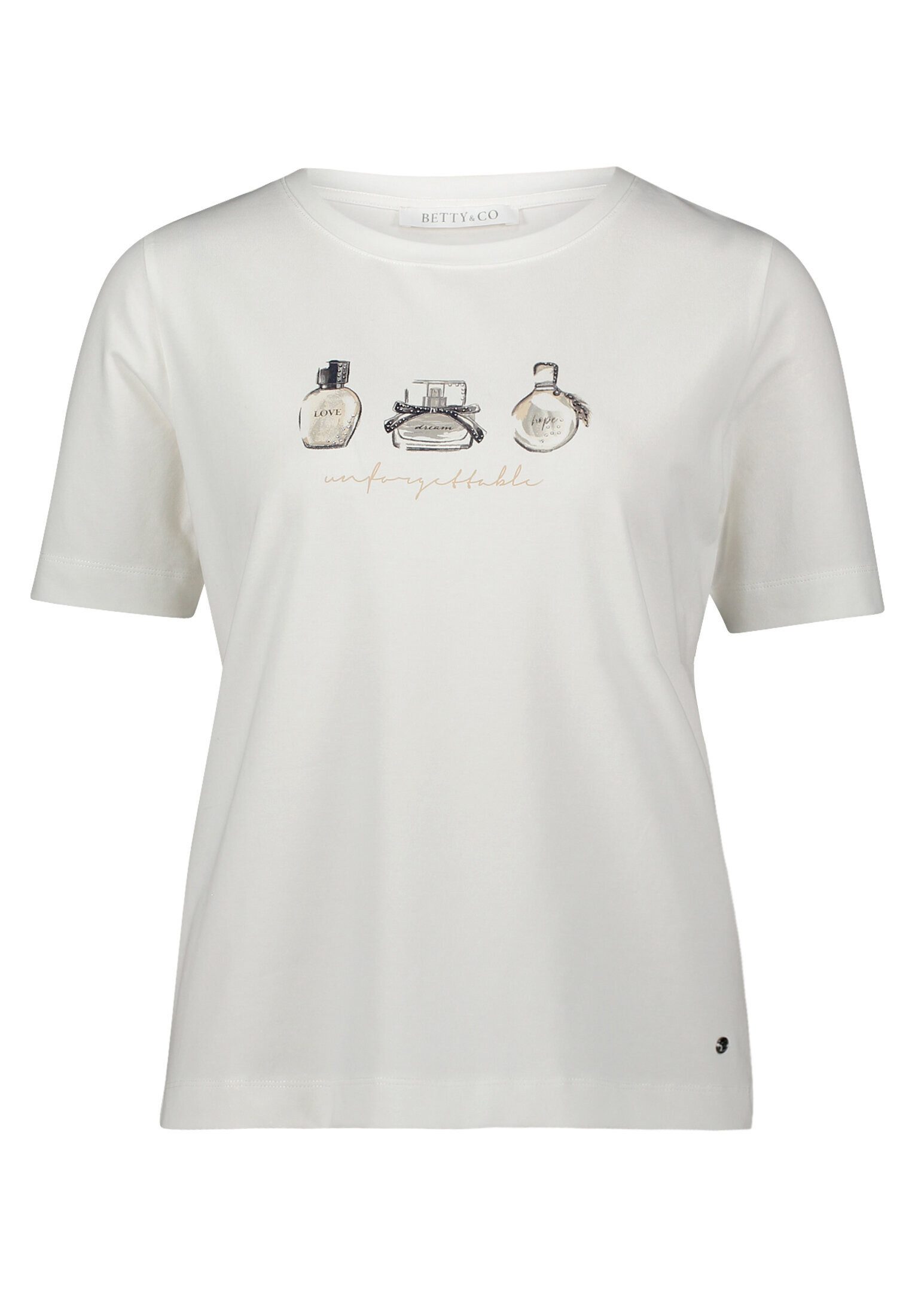 Betty&Co Kurzarmshirt Damen mit Print (1-tlg)