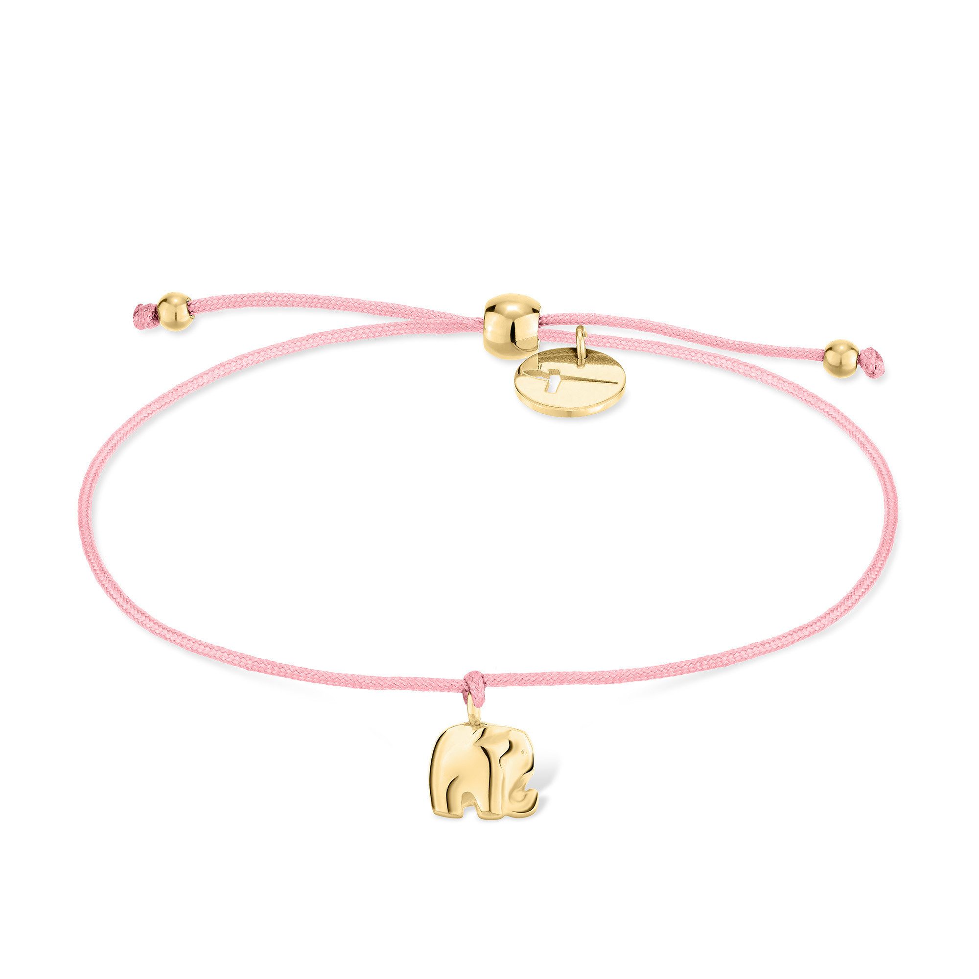 Tamaris Armband Schmuck Geschenk Edelstahl Textil Armkette Little Elephant