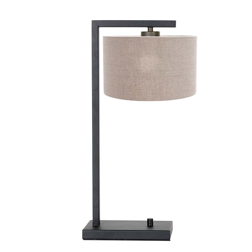 Steinhauer LIGHTING Tischleuchte, Leuchtmittel nicht inklusive, Tischleuchte Wohnzimmerlampe Leseleuchte Schlafzimmerleuchte Beige H