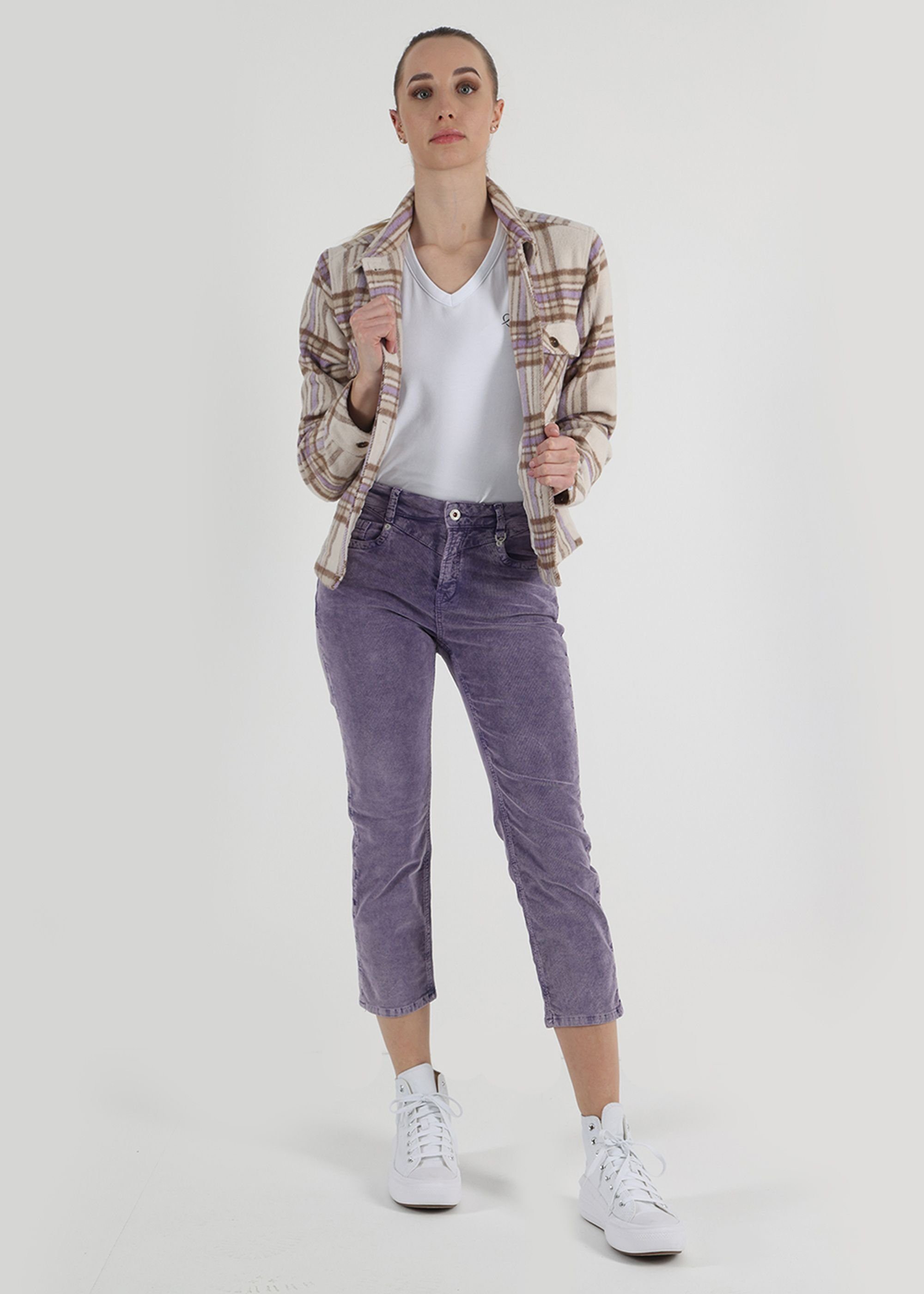 Miracle of Denim 5-Pocket-Jeans Daisy im Used Look L.Lilac