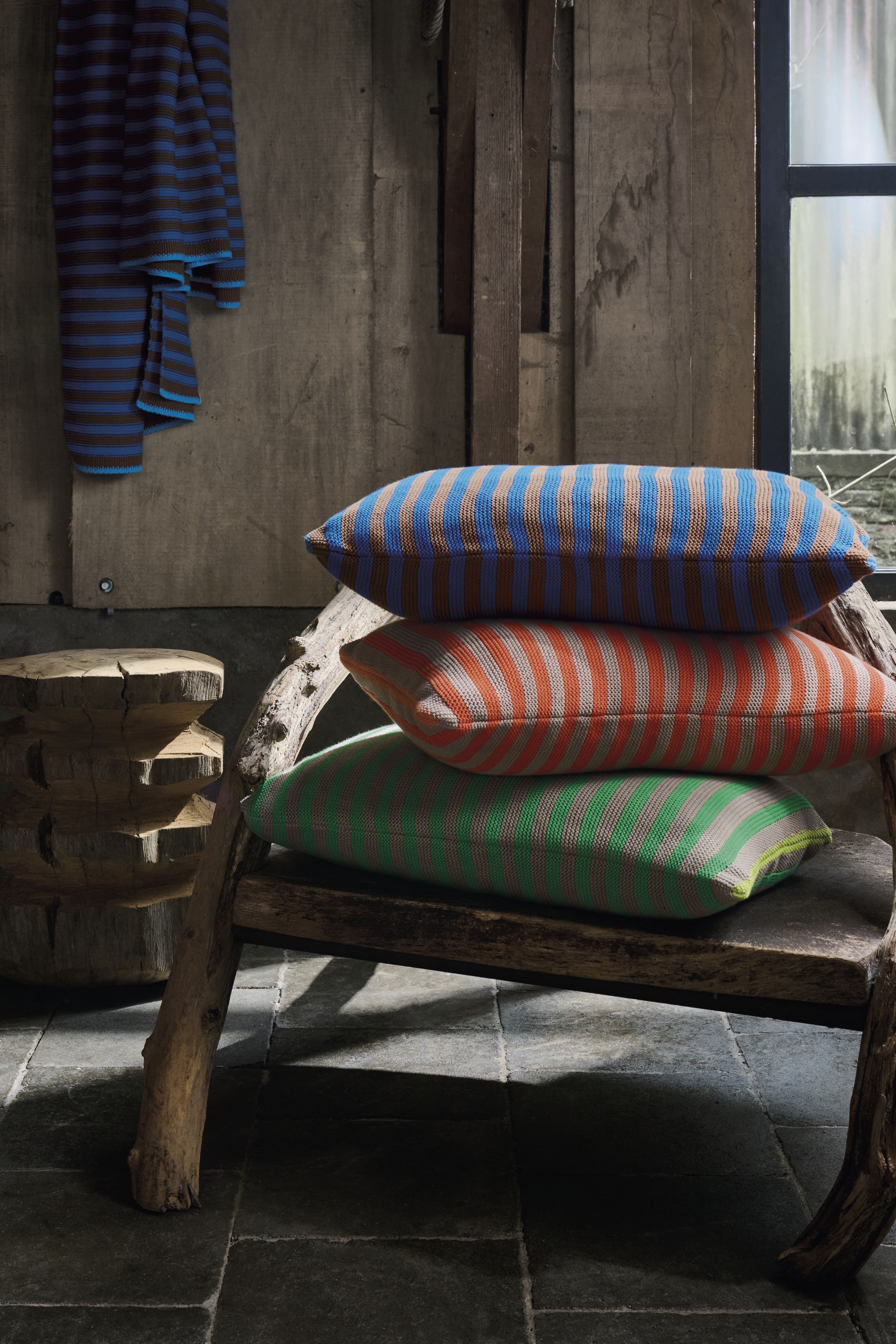 PiP Studio Dekokissen Pip Studio, Dekokissen, Bonsoir Stripe Cushion, Blau, 40x60