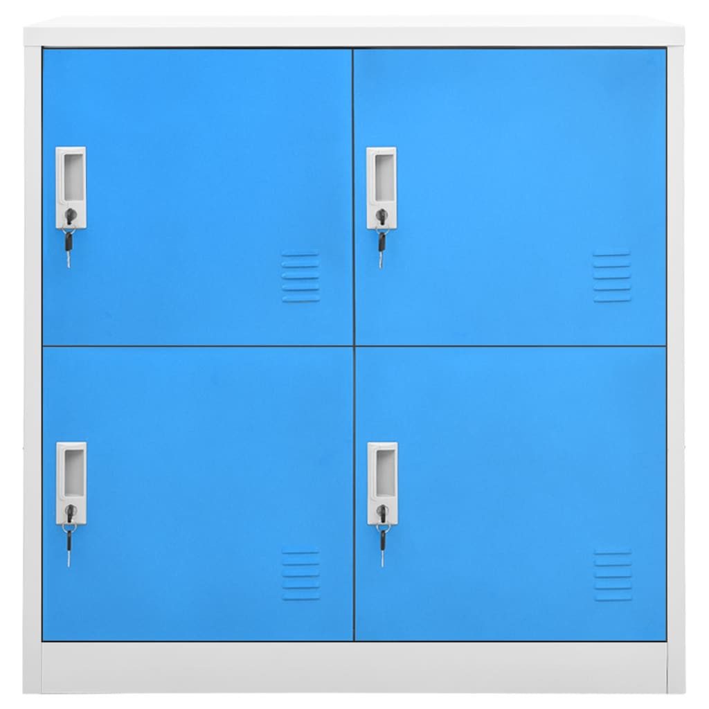vidaXL Fächerschrank Schließfachschränke 5 Stk. Hellgrau günstig online kaufen