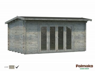 Palmako Gartenhaus Ines 13,7 Holzhaus Blockbohlenhaus, BxT: 500x320 cm