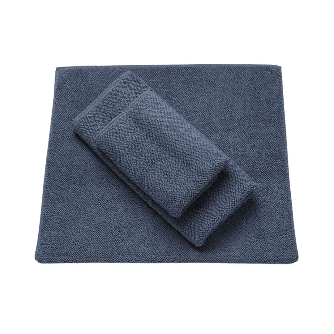 mary rose Badematte Bio Frottier Badematten Dunkelblau 60x100 cm, Bio-Baumwolle