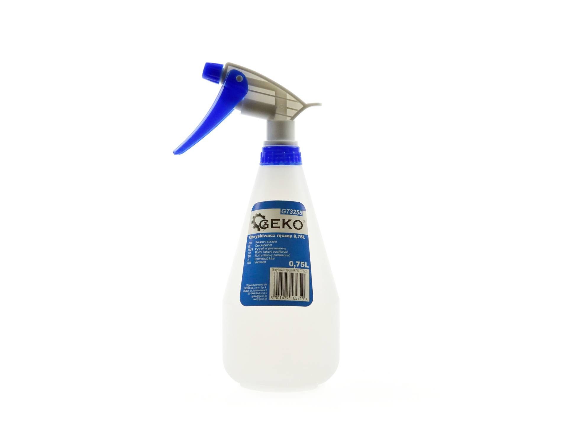 Garronda Sprühflasche Handsprüher Gartenspritze GD-0240, 0,75 Liter Weiß