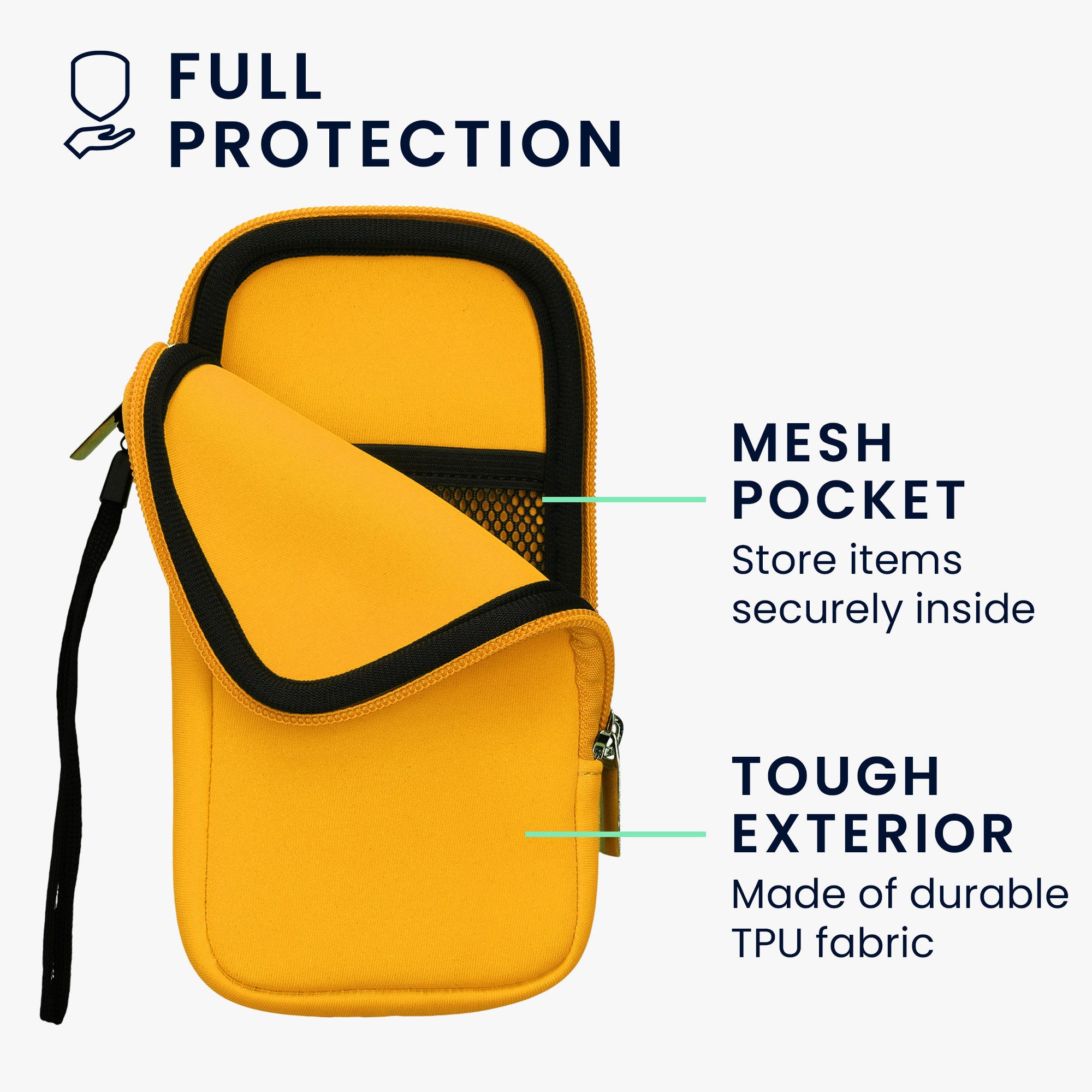 kwmobile Handytasche Handytasche für Smartphones XXL - 7" (1-tlg), Neopren Handy Hülle - Handy Tasche Sleeve Pouch