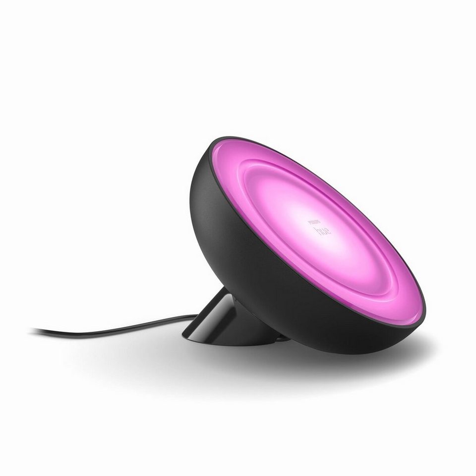 Philips Hue LED Tischleuchte Bloom, LED fest integriert, Farbwechsler, Ein  Plug & Play-Akzentlicht, Steuerung mit App oder Sprache, Moderne  Tischleuchte im zeitgenössischen Design