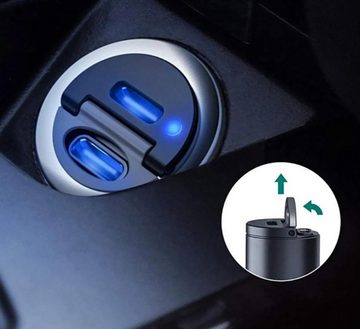 AUKEY Zigarettenanzünder KFZ Ladegerät Ladeadapter Charger KFZ-Adapter, 12V, 24V, USB, USB-C, Power Delivery 3.0, Quick Charge 3.0