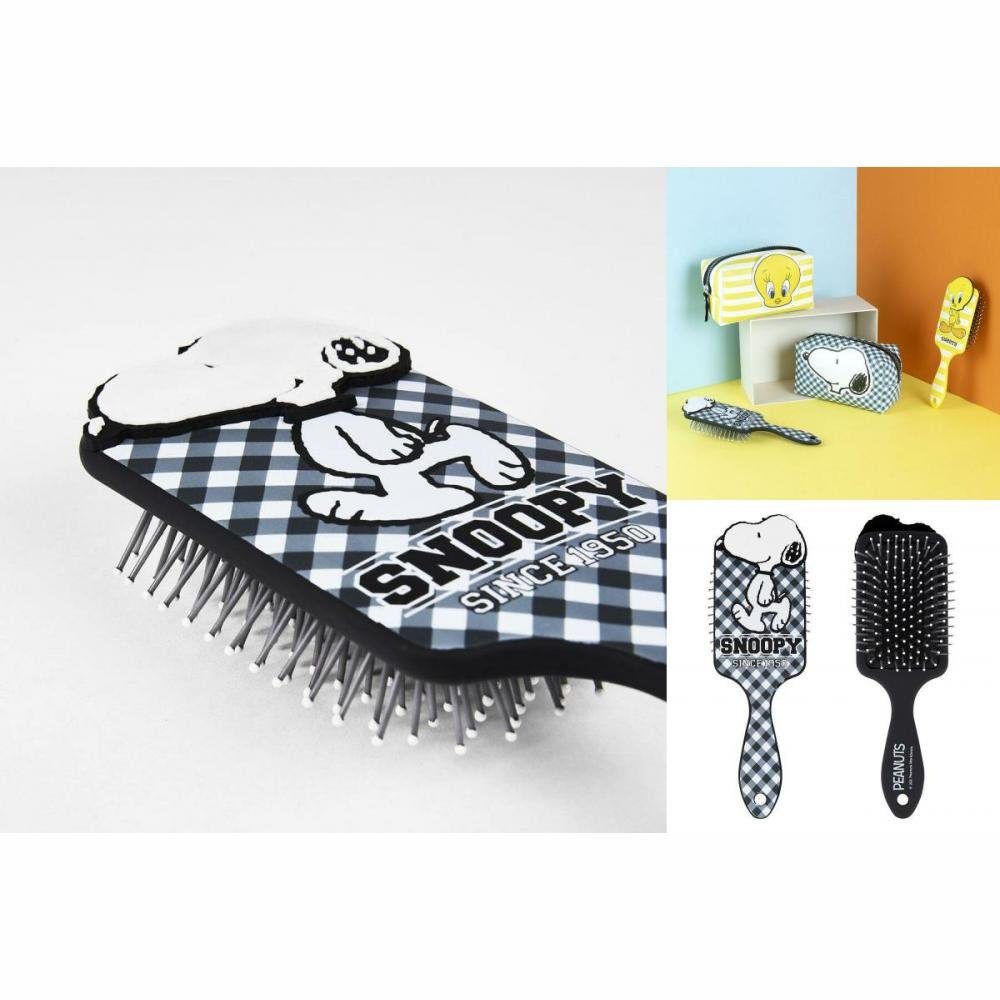 Snoopy Haarbürste Bürste Haarbürste Paddlebürste Kinderbürste Snoopy Schwarz  Weiß | Haarbürsten