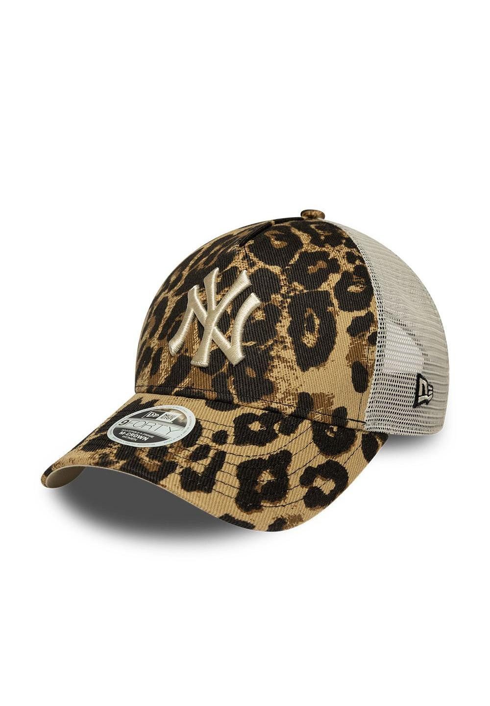 New Era Baseball Cap New York Yankees New Era MLB Leopard 9Forty M-Crown Women A-Frame Truc (1-St)