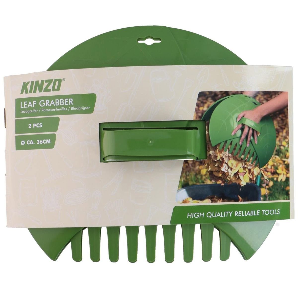 Kinzo Rechen Kinzo Blattgreifer Ø36cm 2Stk