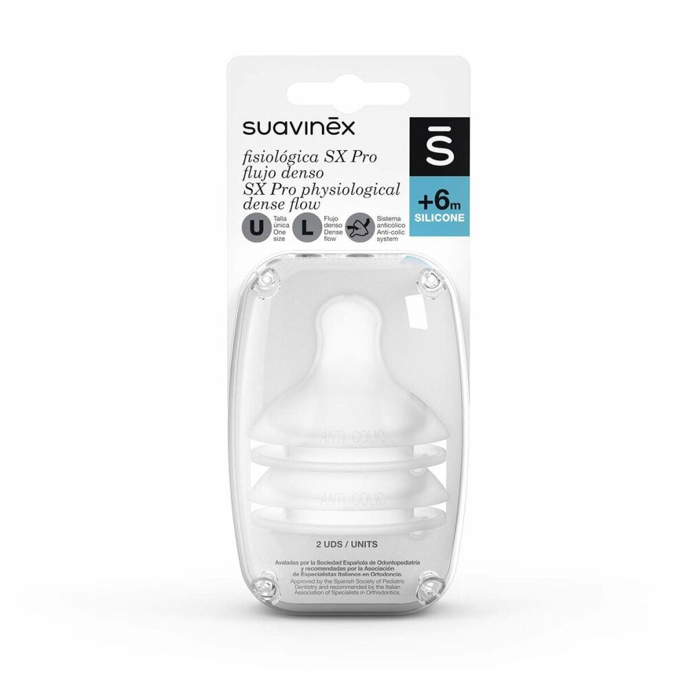 Suavinex Trinksauger TETINA fisiologica flujo silicona L 2 u