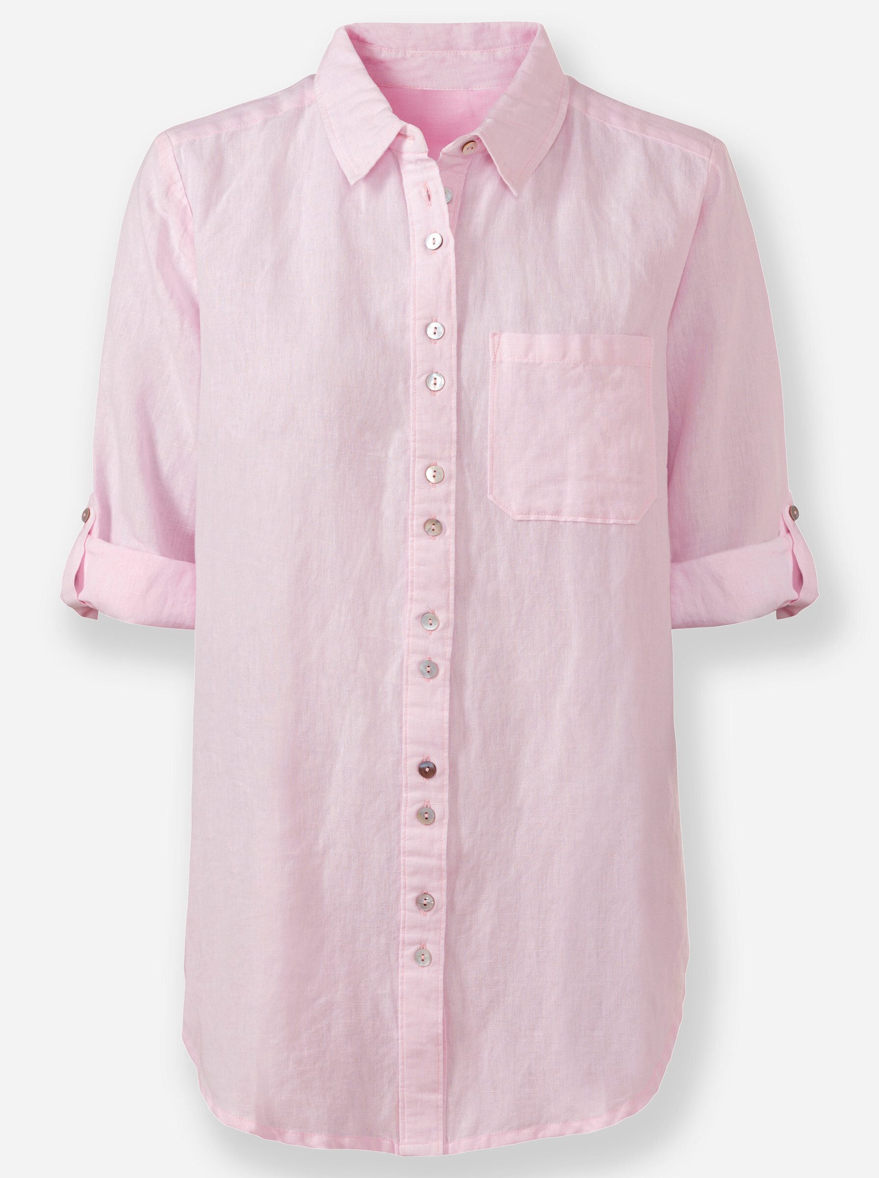 heine Klassische Bluse Longbluse Langarm