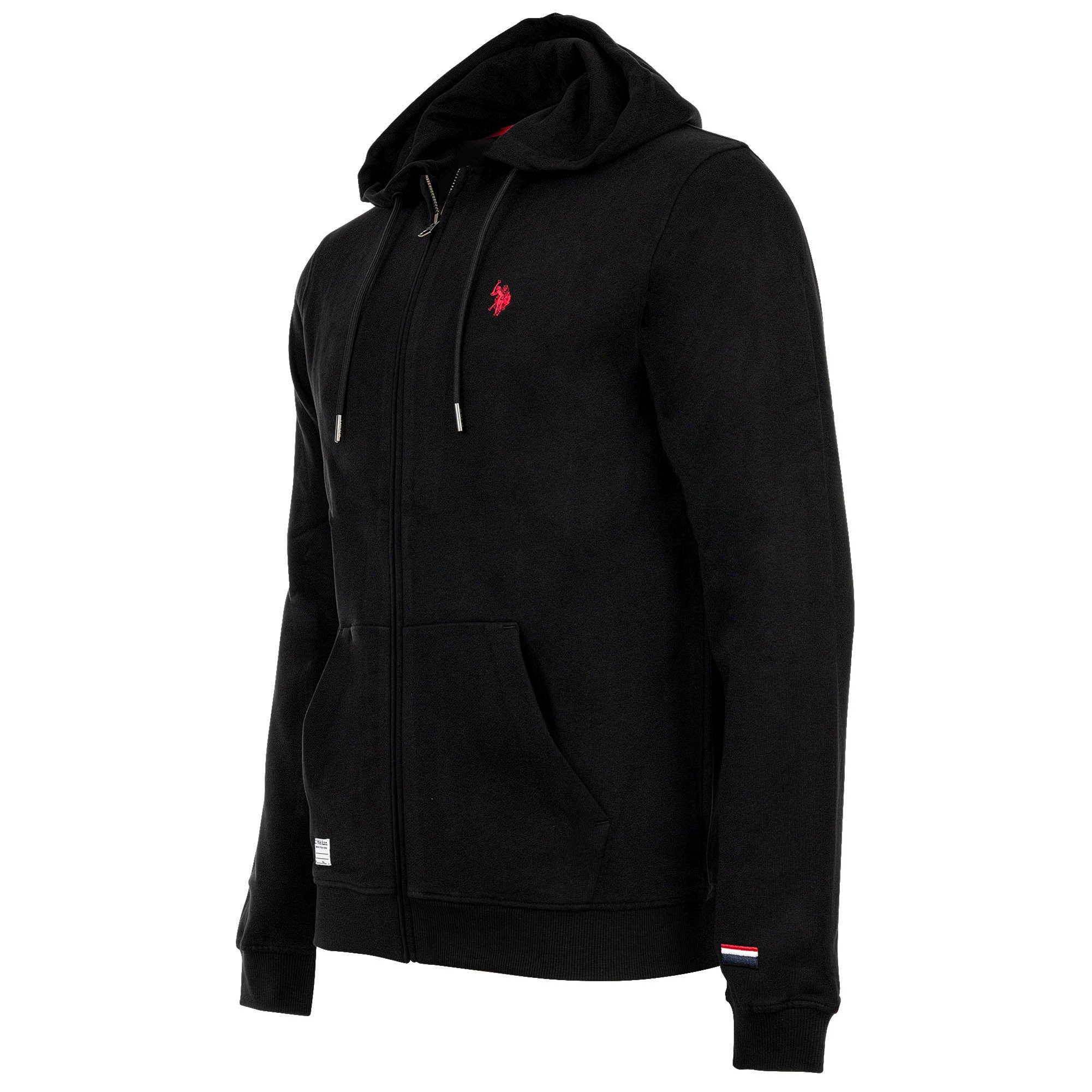 U.S. Polo Assn. Sweatshirt Herren Sweatjacke 1er Pack Baumwolle (Packung, 1er Pack)