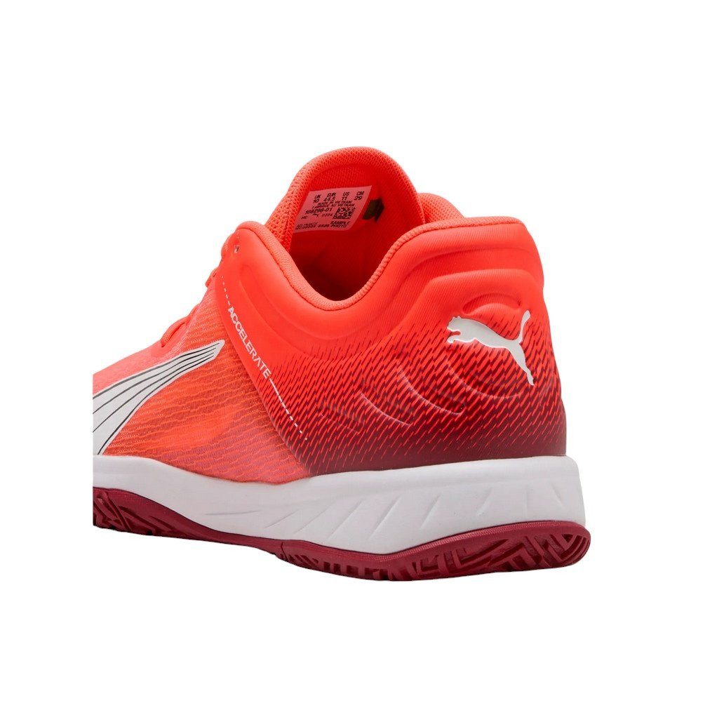 PUMA Hallen-Indoorschuhe Accelerate Turbo 2025 rot Herren Badmintonschuh