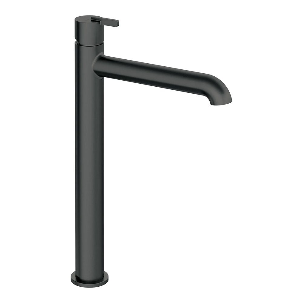 Lomadox Waschtischarmatur SILIA-30 Waschtischarmatur für Aufsatzbecken, 34,4cm hoch, schwarz