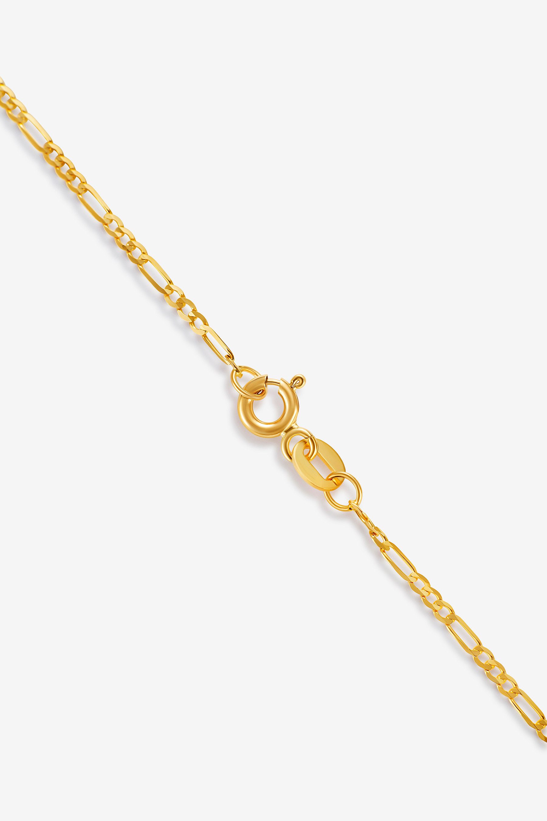 GOLDKLEIN Goldarmband 14 Karat Gold Figaro Stil 585 Echtgold 17cm-22cm, Bestpreis - Damen Herren mit Schmuckbox - Sale 30.04.2026