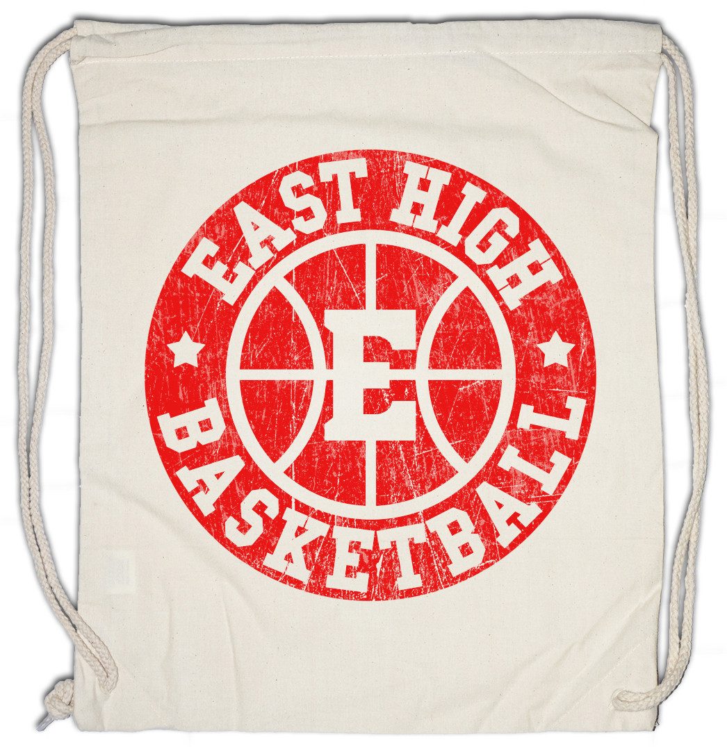Turnbeutel East High Basketball II Turnbeutel Team Mannschaft School Logo Sign