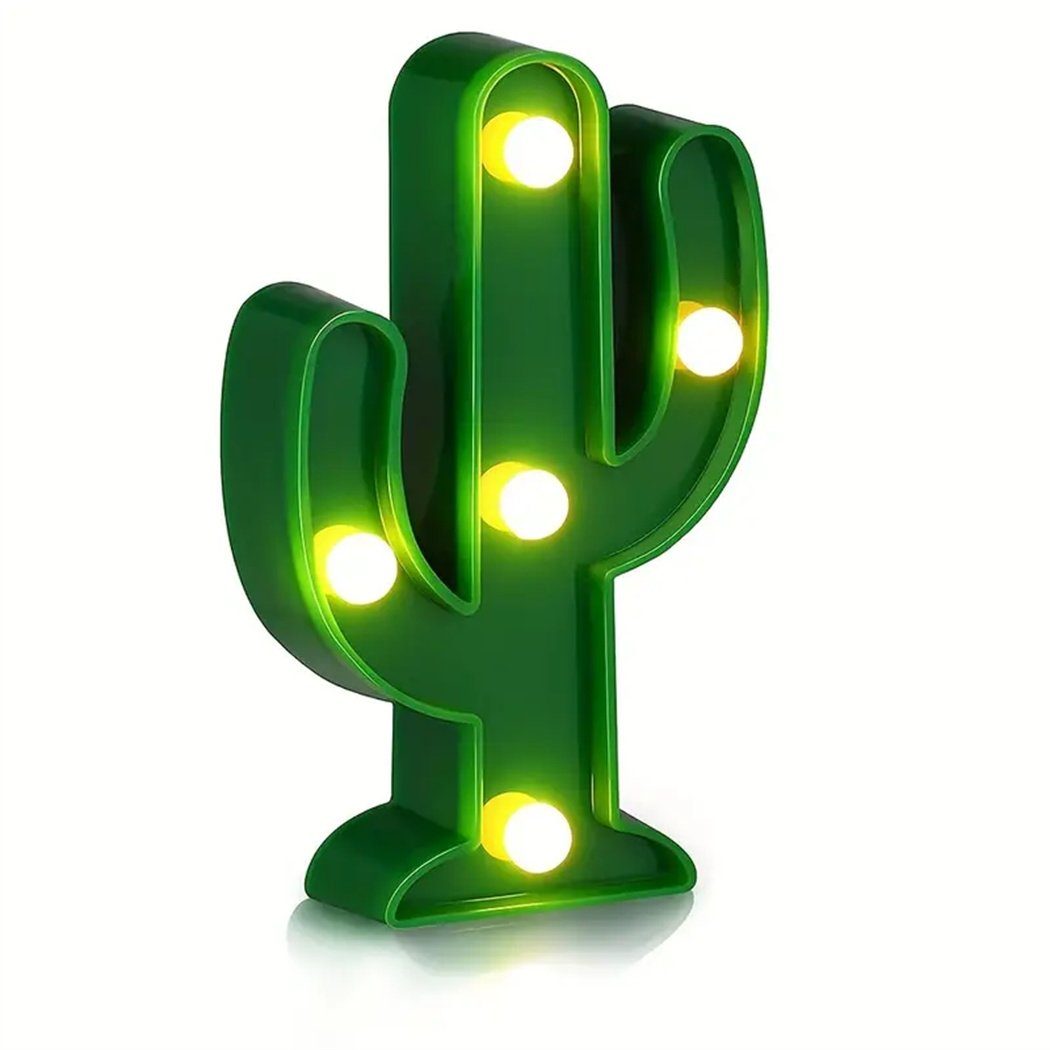 süße Tischlampe, DAYUT Dekolicht LED-Kaktuslampe, LED Heimdekoration LED-Nachtlicht,