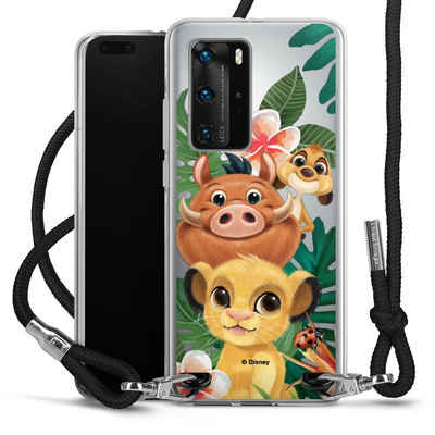 DeinDesign Handyhülle Timon und Pumbaa König der Löwen Disney, Huawei P40 Pro Handykette Hülle mit Band Case zum Umhängen