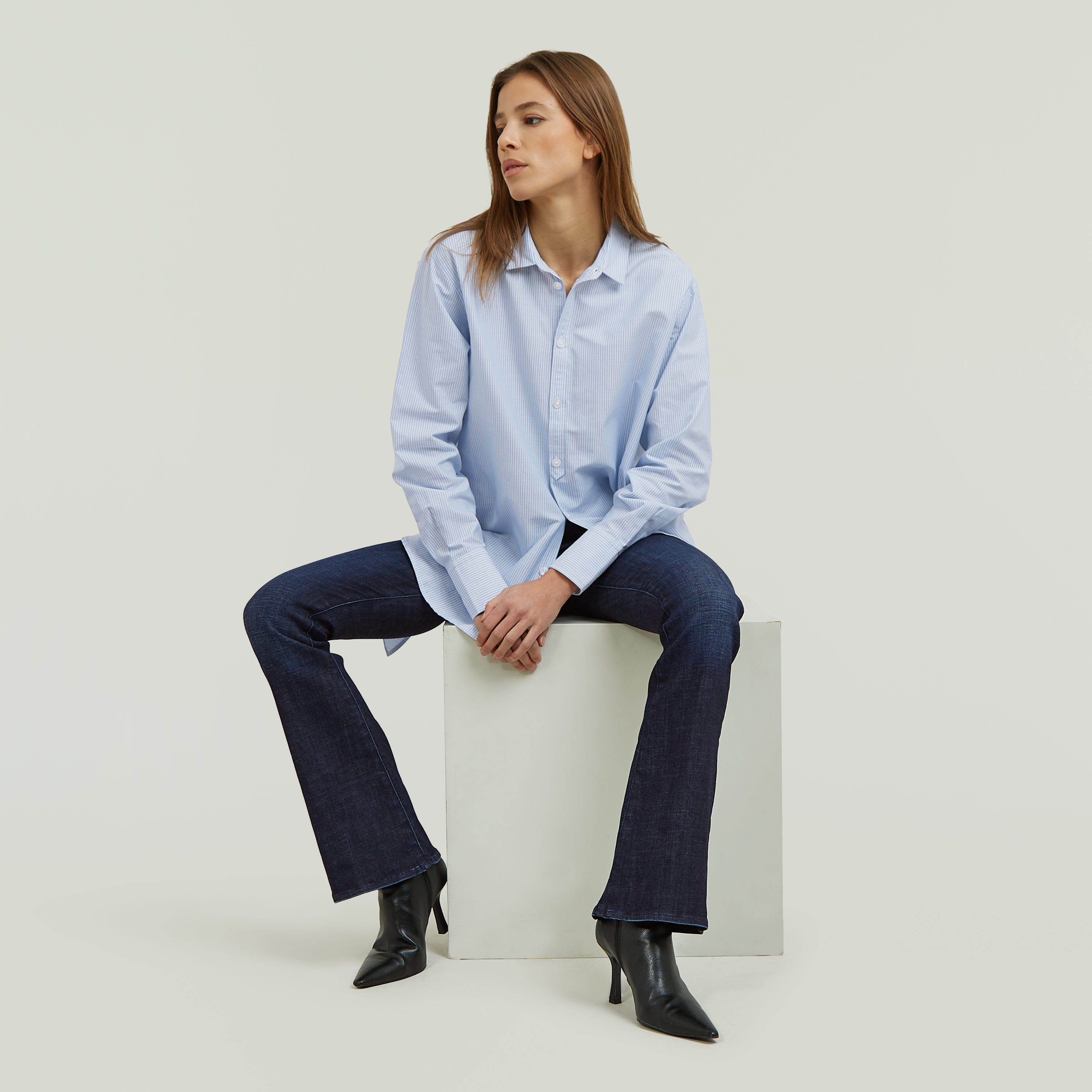 G-STAR Bootcut-Jeans 3301 Flare Wmn aus Stretch-Denim – Bild 4 von 5