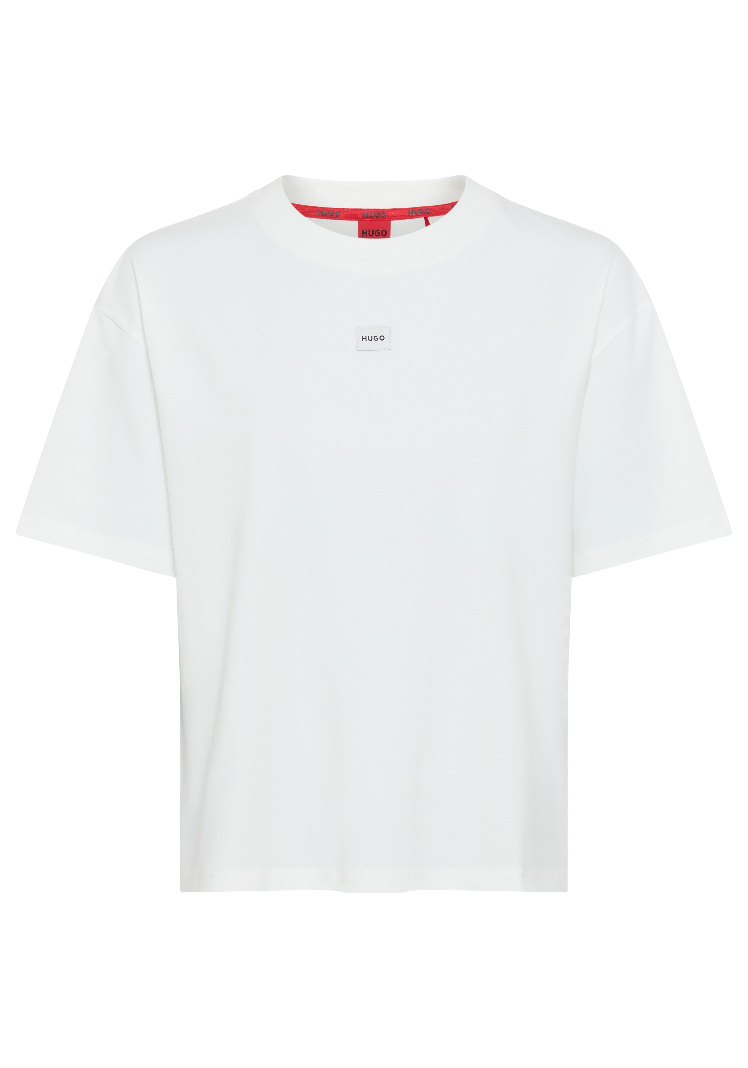 HUGO T-Shirt Signature normale Passofrm, Rundhals