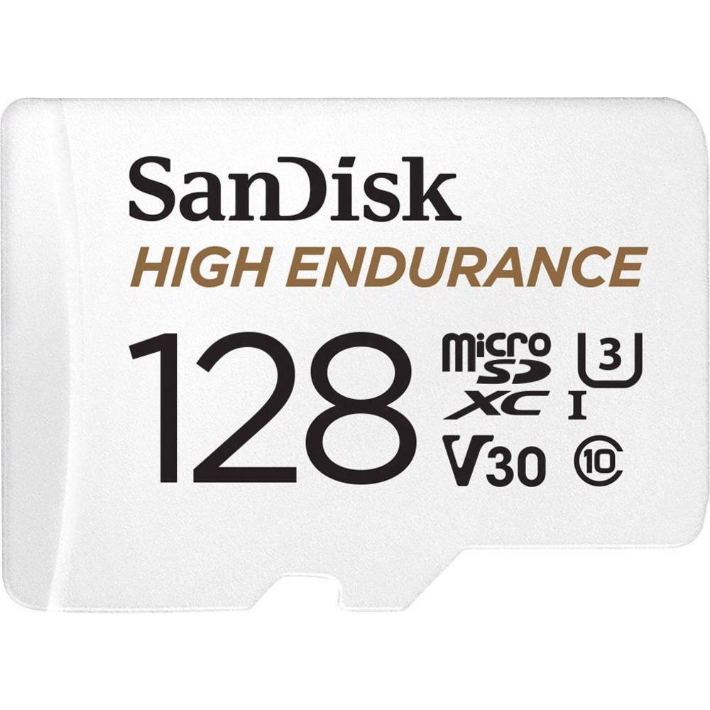 Sandisk microSDXC-Karte 128GB Class 10 UHS-I Class SDSQQNR-128G-GN6IA Speicherkarte (inkl. SD-Adapter)