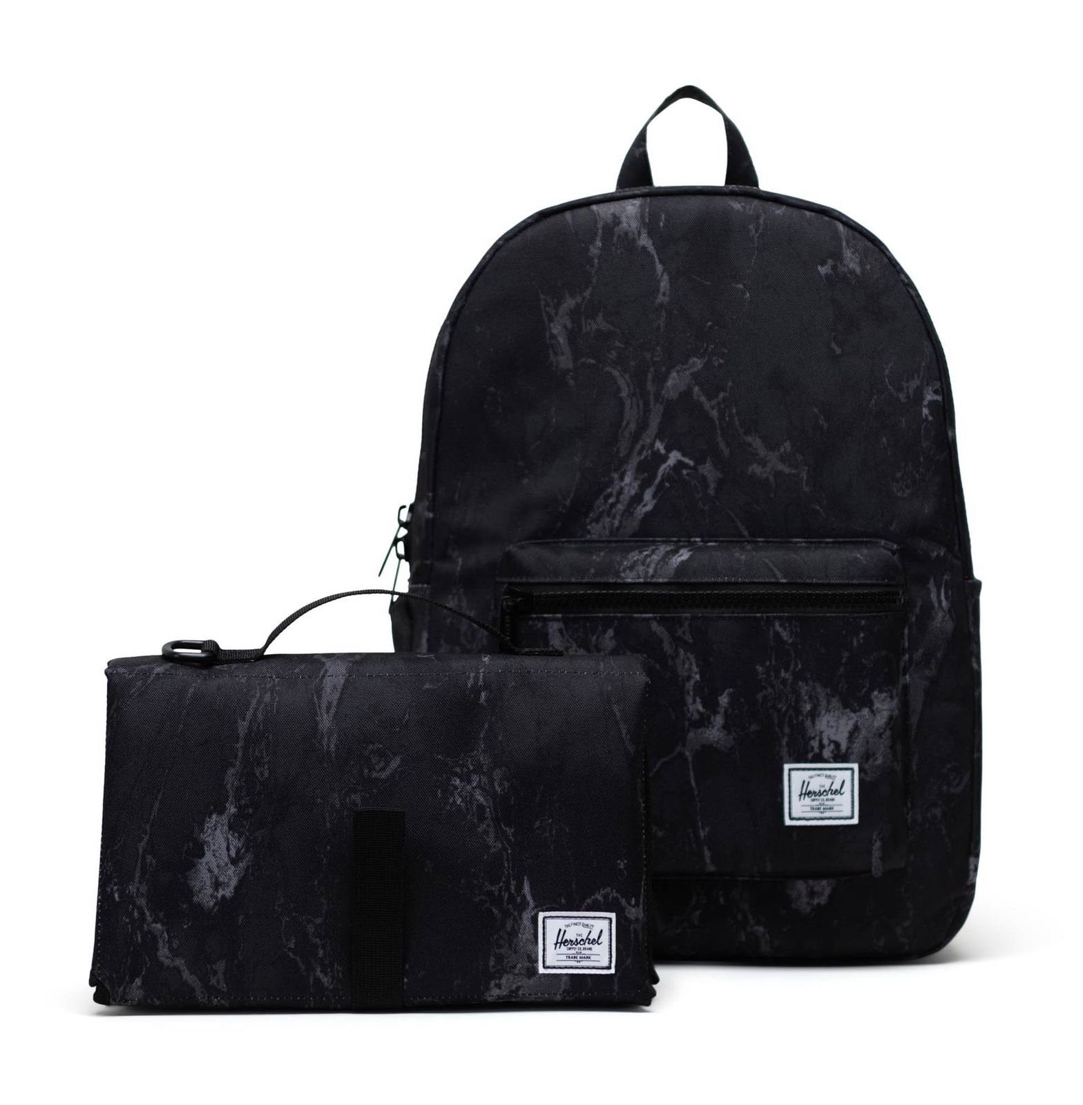 Herschel (Set) Rucksack Black Settlement Marble