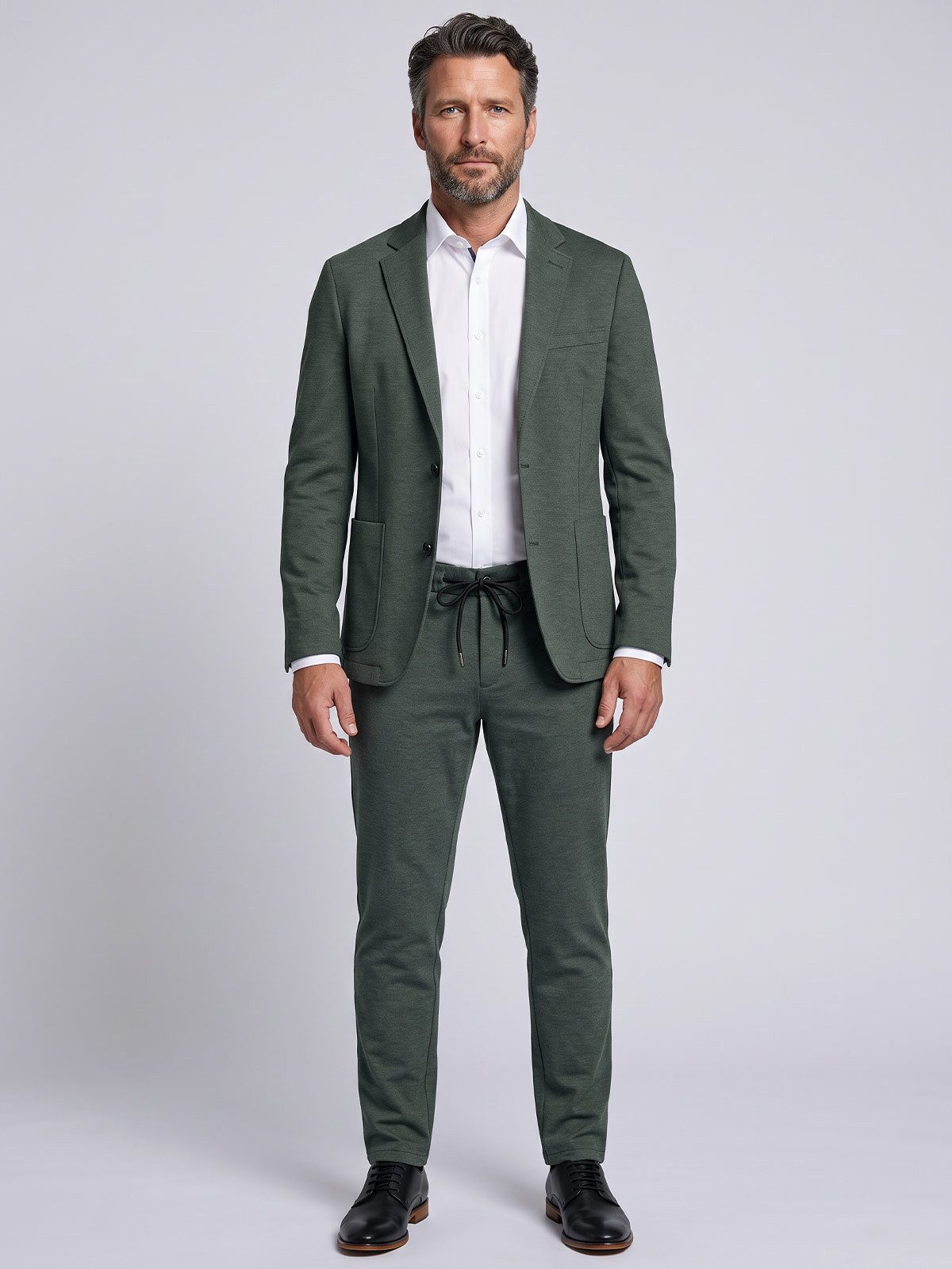 Engbers Anzughose Herren Hochelastische Anzug-Hose, Khaki