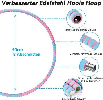 GOLDEN Hula-Hoop-Reifen Hula Hoop für Erwachsene & Kinder zur Gewichtsabnahme und Massage