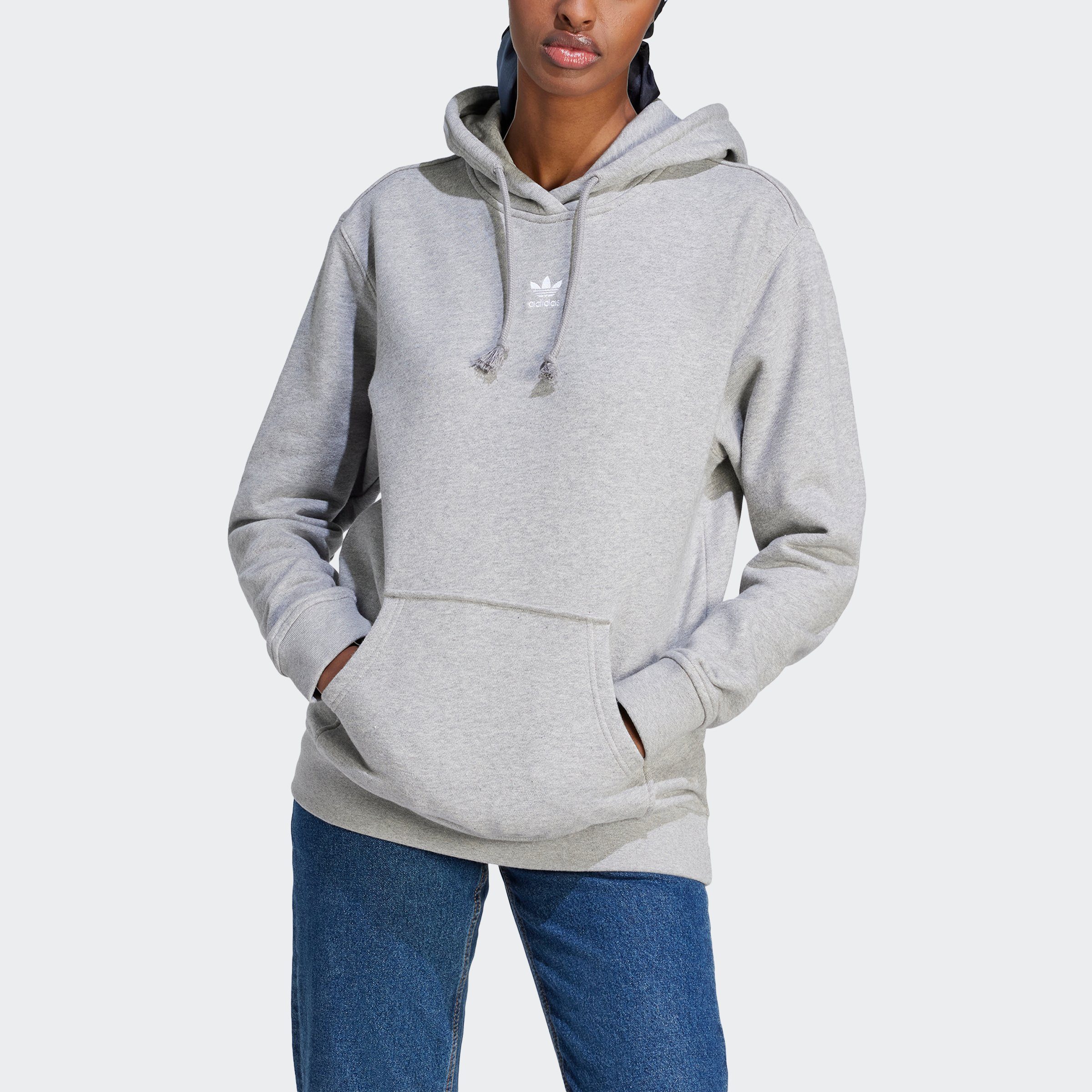 Adidas originals hoodie grey hotsell