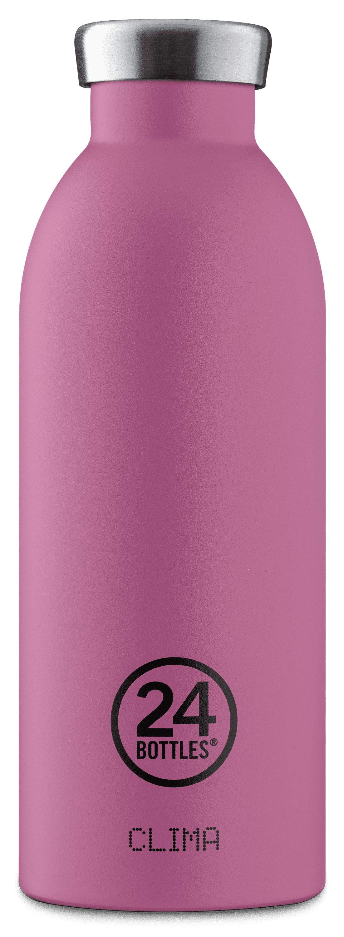 24 Bottles Trinkflasche Edelstahl Trinkflasche Mauve 0,5 l, für Heiß- und Kaltgetränke, spülmaschinengeeignet