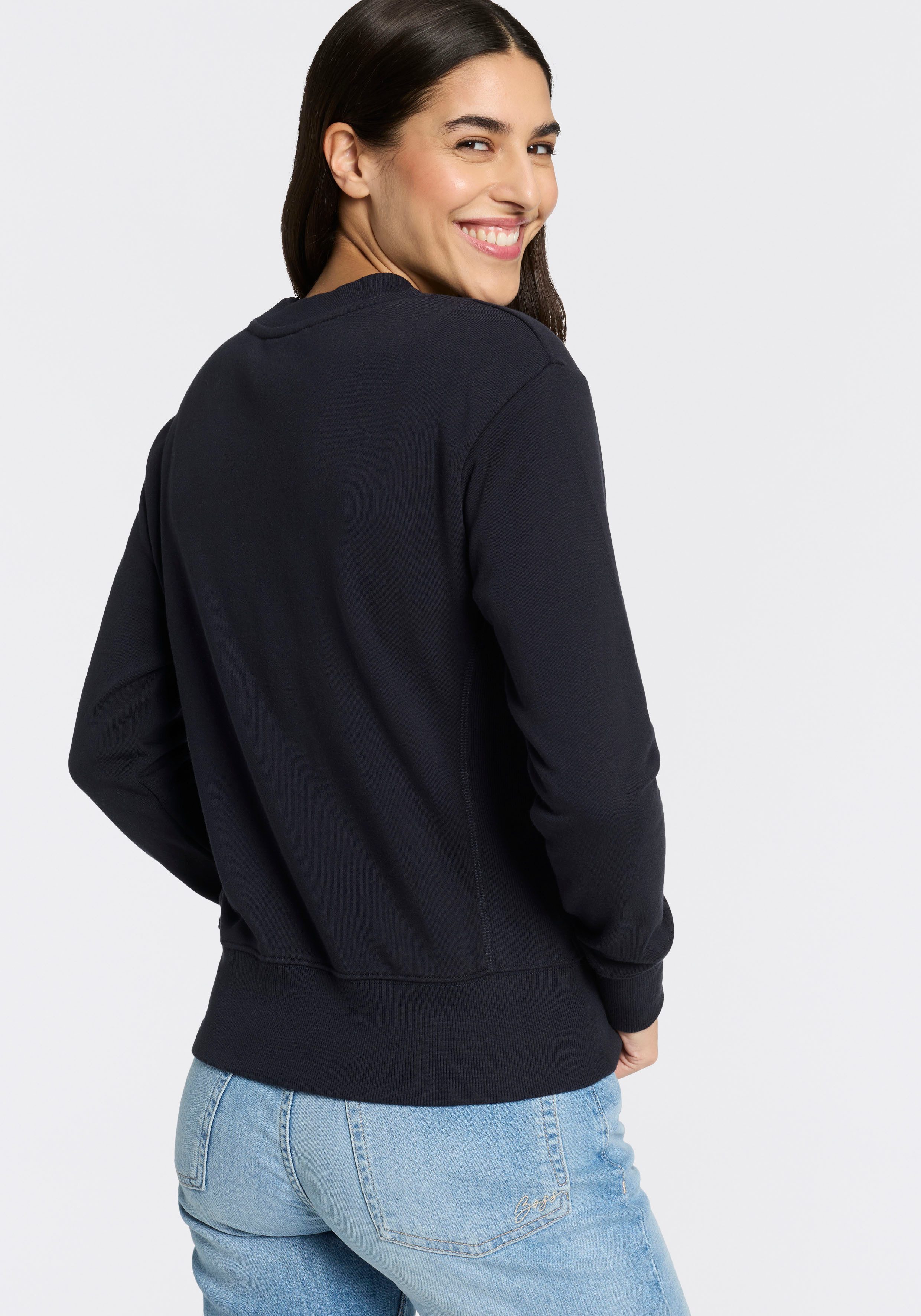 Ragwear Sweatshirt AZALLEA O mit Logostickerei – Bild 2 von 5