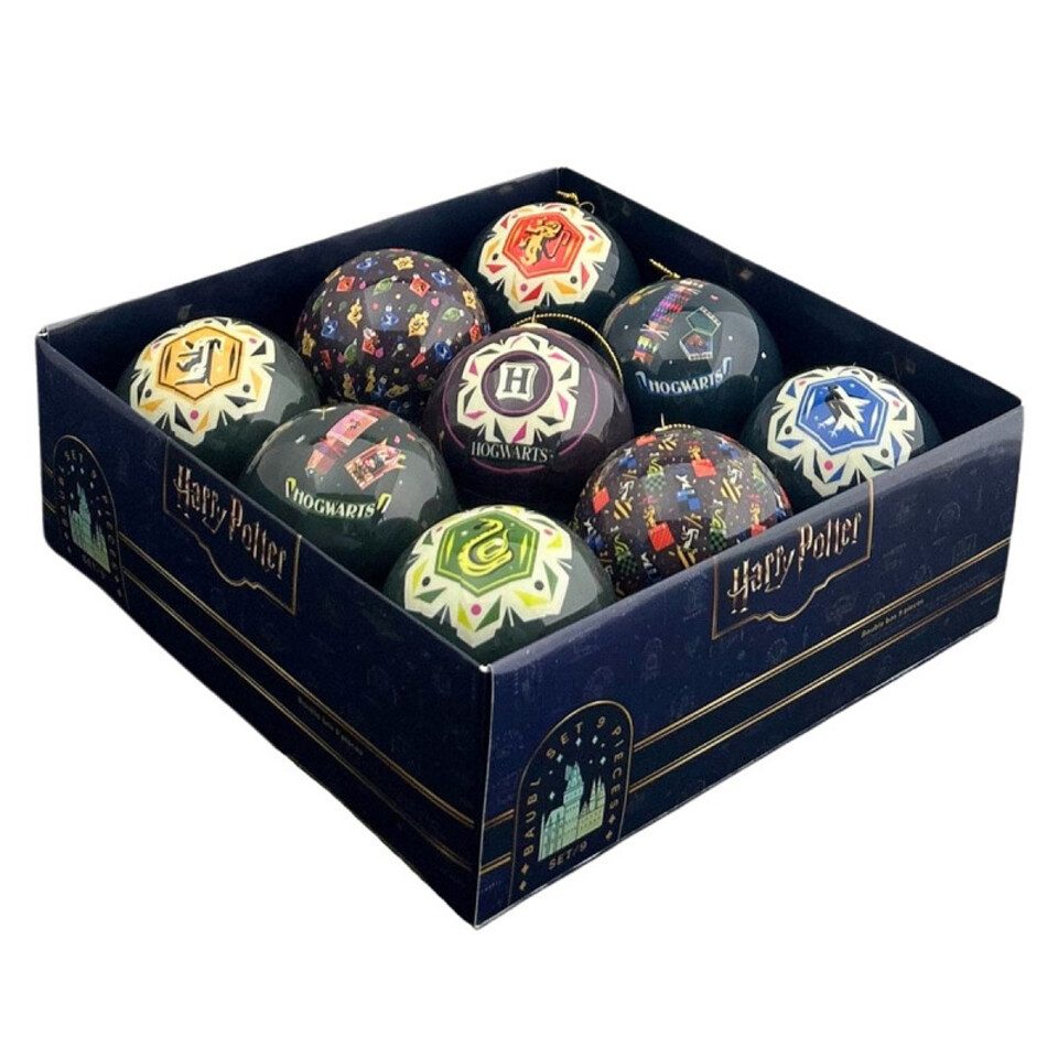 Disney Weihnachtsbaumkugel Disney Weihnachtskugeln Harry Potter Christbaumschmuck (9 St), Weihnachten