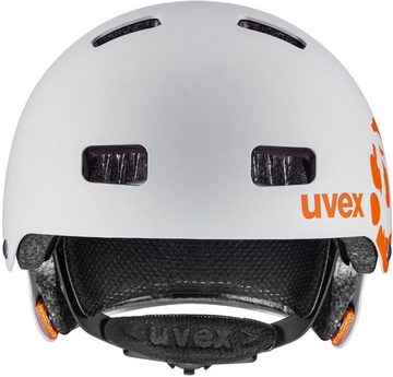 Uvex Kinderfahrradhelm Kid 3 cc Dirtbike grey-orange mat