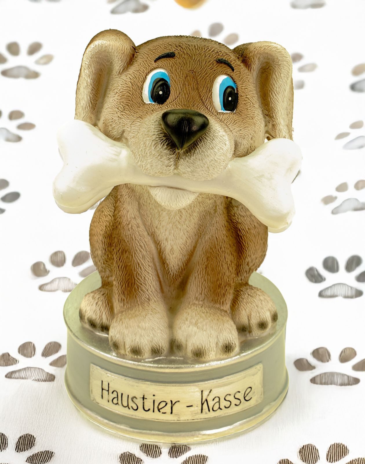Kremers Schatzkiste Spardose Hund Haustierkasse 17 x 11 x 9 cm Niedliche Sp günstig online kaufen