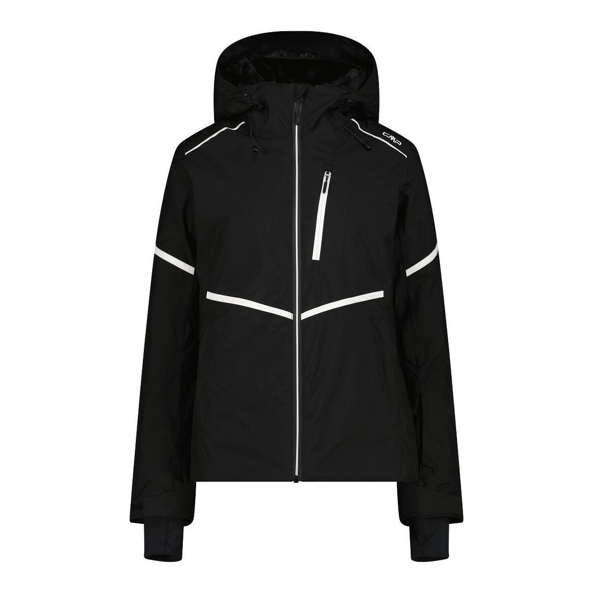 CMP Skijacke Woman Ski Jacket FIX Hood Perfekte Skijacke für Damen mit hoher Atmungsaktivität, wasser- und