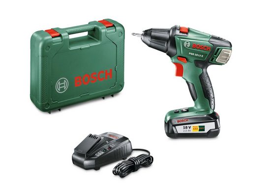 BOSCH AkkuBohrschrauber »PSR 18 LI2«, 18 V, verschiedene Ausführungen