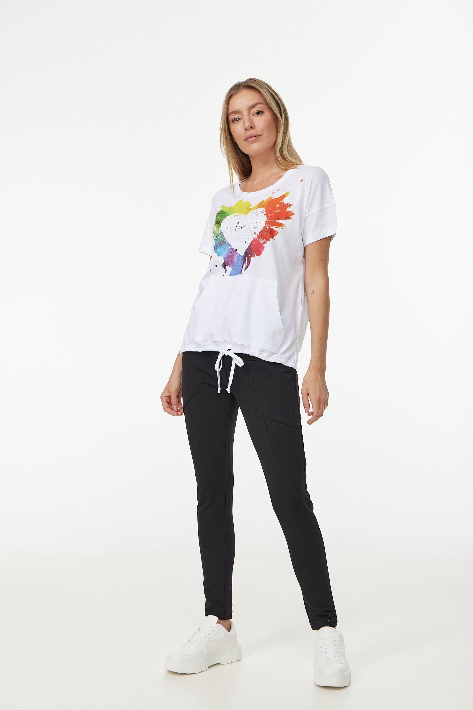 Decay T-Shirt mit farbenfrohem Frontprint