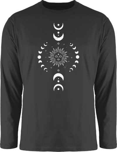 Shirtracer Rundhalsshirt Yoga Namaste Mandala Chakra Mondphase Yoga