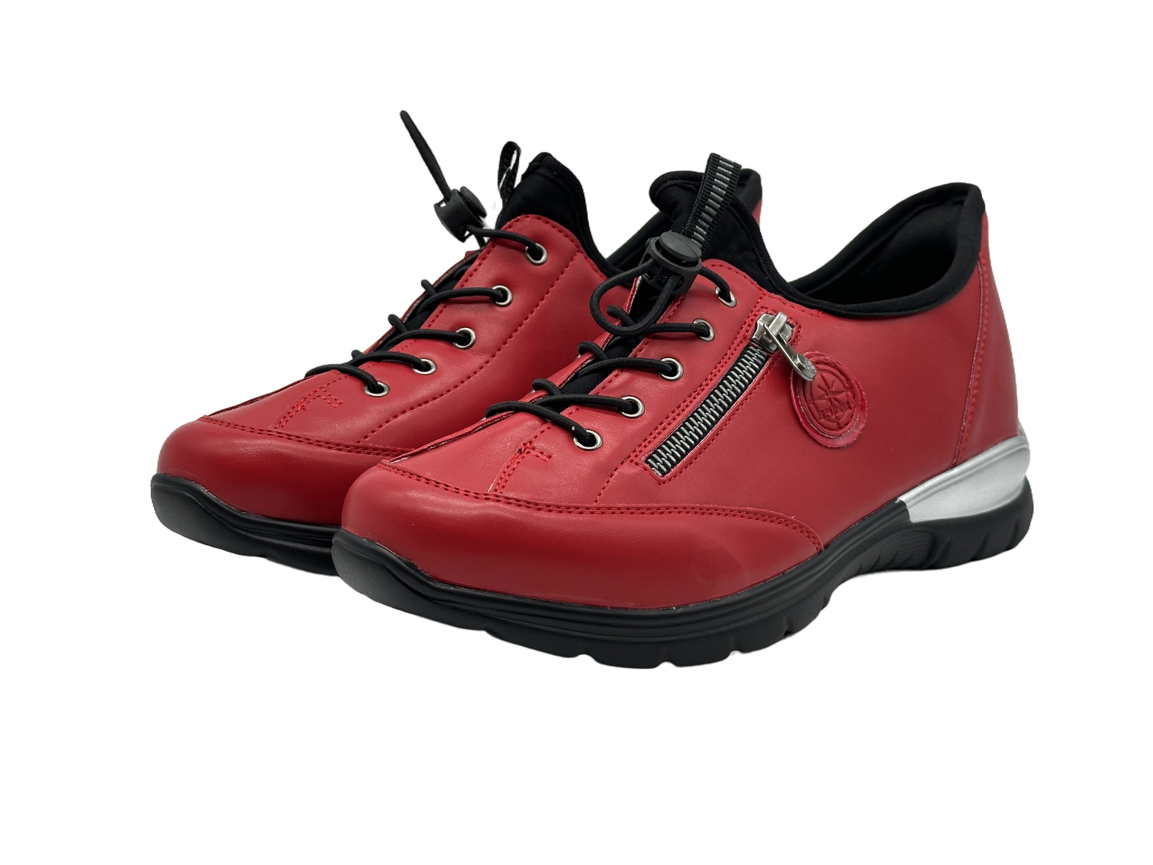 Nowaland Damen Komfort Halbschuhe Low-Top Sneaker besonders leicht mit flexibler Komfortsohle