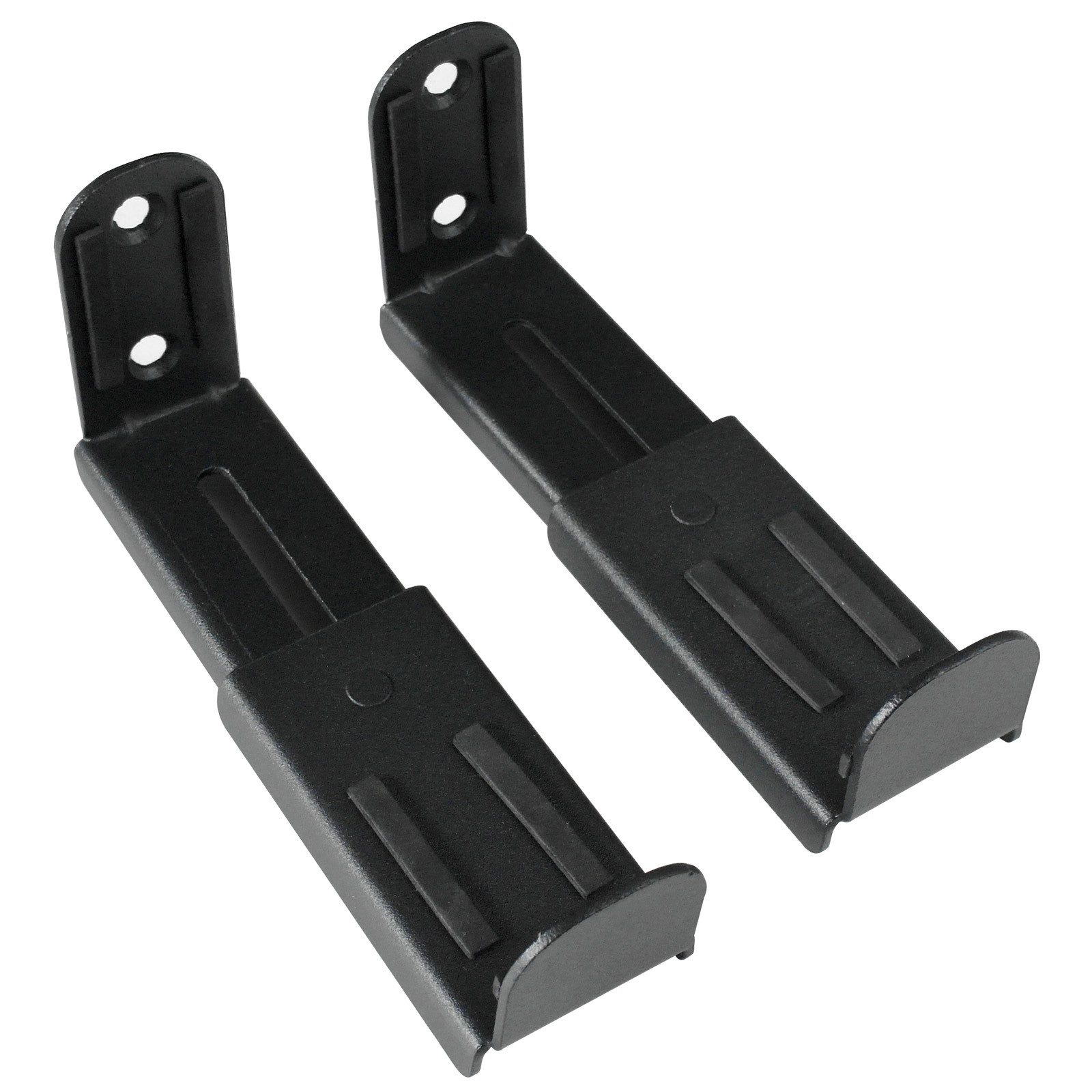 Drall Instruments Lautsprecher-Wandhalterung BH6B, (2-tlg., 9,2-15,4 cm ausziehbar, bis 5 kg, für Montage unter/über TV)