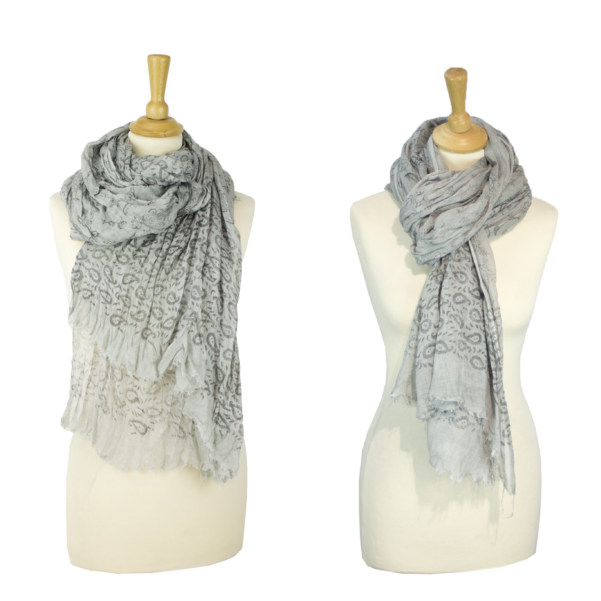 Sunsa Modetuch Schal XXL Große Stola Halstuch Schal aus 100% Modal