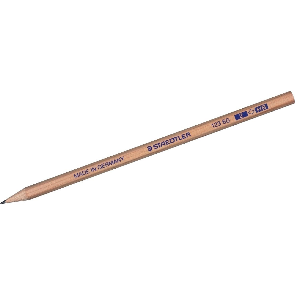 STAEDTLER Bleistift Bleistift HB Natur unlackiert braun