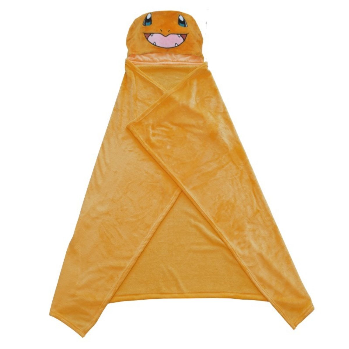 POKÉMON Poncho - Kapuzendecke Kinder 120x150 cm Coral Kuscheldecke weich mit Kapuze (1-St)