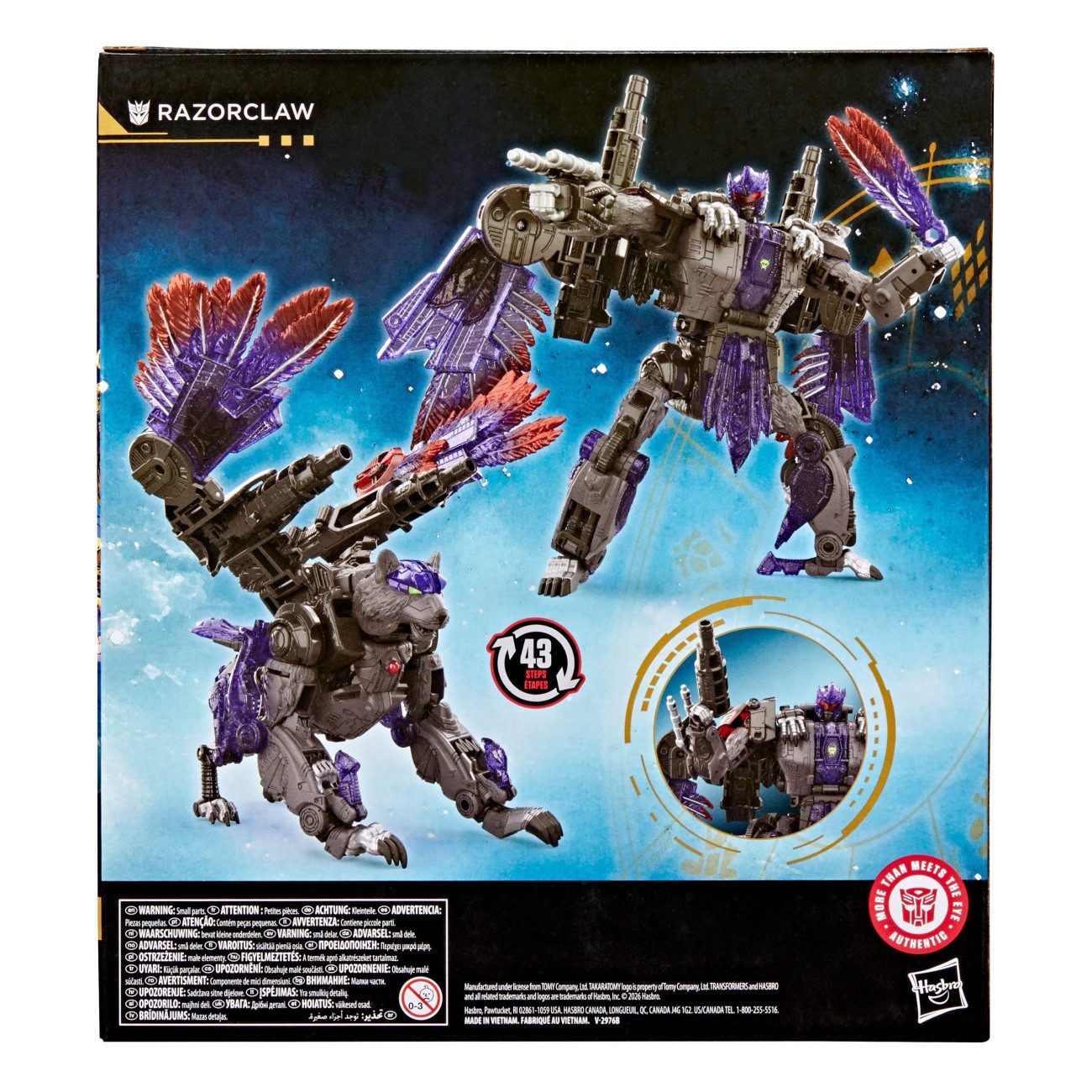 Hasbro Actionfigur Transformers Age of the Primes Leader Class Actionfigur Razorclaw 19 c