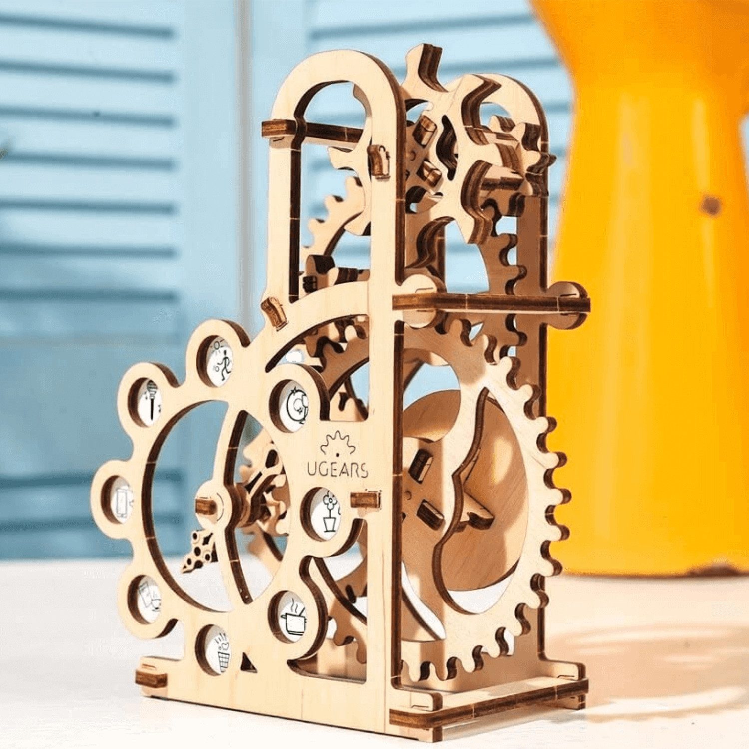 UGEARS Puzzle Ugears Dynamometer Mechanisches Holzpuzzle, 48 Puzzleteile