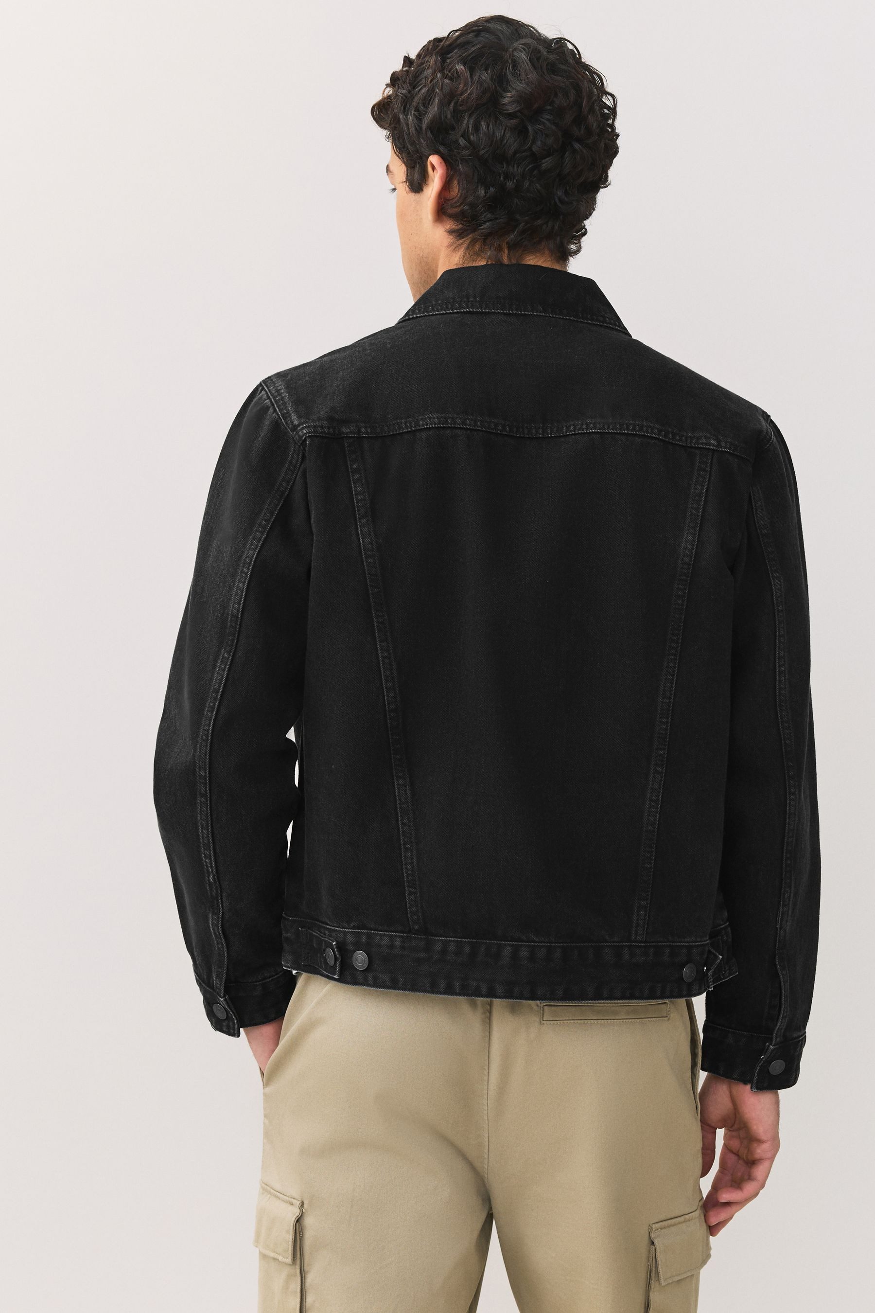 Next Jeansjacke Durchgeknöpfte Jacke aus Denim (1-St) günstig online kaufen