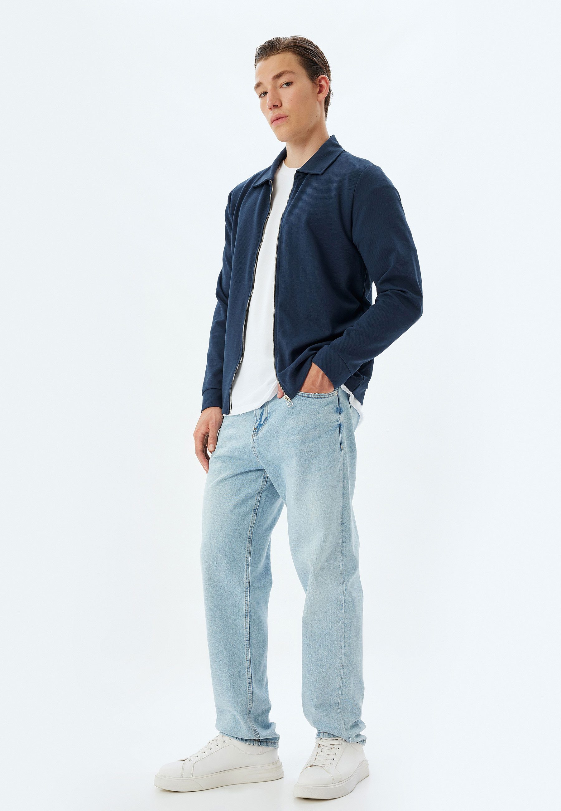 Koton Hemdjacke Regular Mit Reißverschlussdetail Hemdjacke